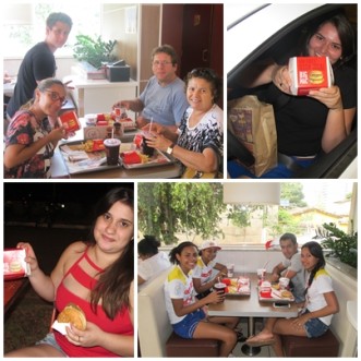 comendo Big Mac